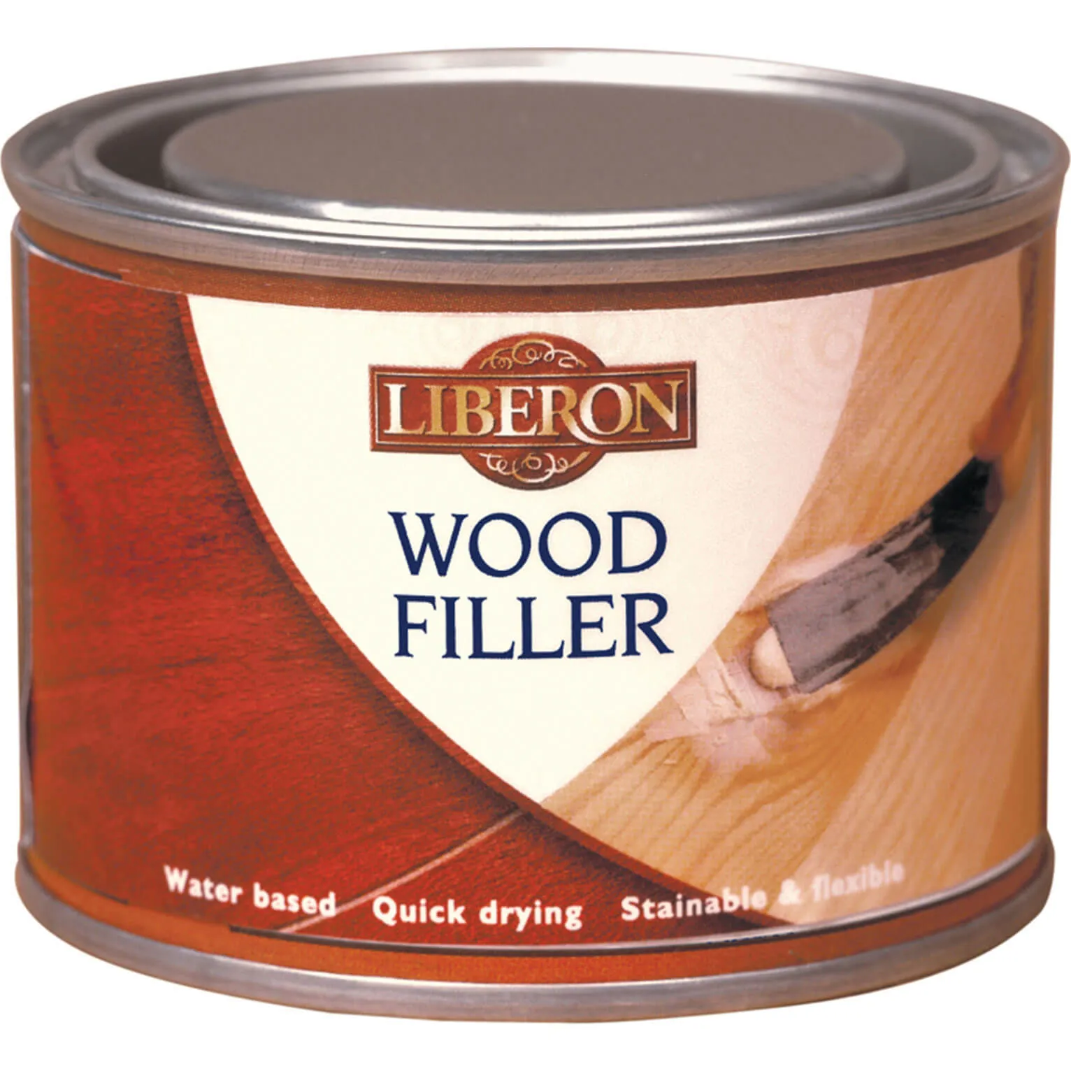 Liberon Wood Filler - Mahogany, 125ml