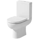 Ceramica Milan Soft Close D Shape White Toilet Seat