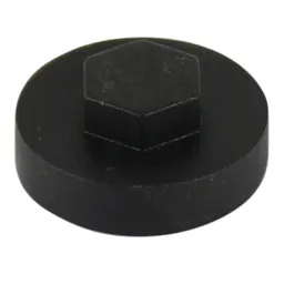 Colour Match Hexagon Screw Cover Cap 5/16" x 16mm - Black, Pack of 1000