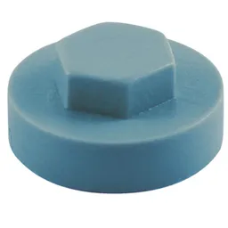 Colour Match Hexagon Screw Cover Cap 5/16" x 16mm - Slate Blue, Pack of 1000