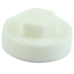 Colour Match Hexagon Screw Cover Cap 5/16" x 19mm - White, Pack of 1000