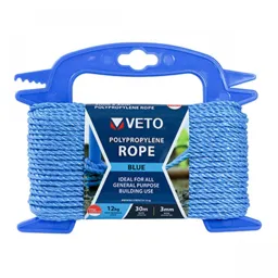 TIMco Poly Rope Winder 6 x 20mtr Blue
