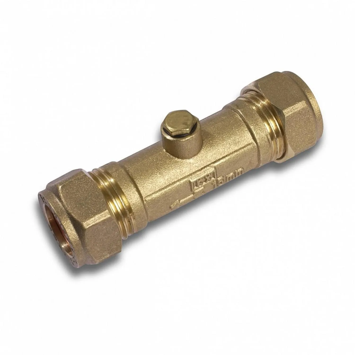 Double Check Valve 15mm CxC DZR WFBS Listed