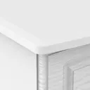 Polar Textured White 4 Drawer Chest (H)1080mm (W)770mm (D)410mm
