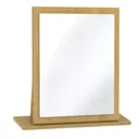 Swift Montana Oak effect Framed Mirror (H)510mm (W)480mm