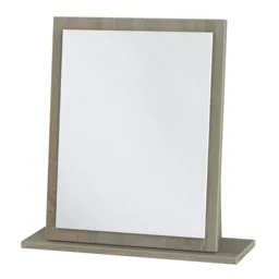 Tenby Oak effect Rectangular Framed Mirror (H)505mm (W)480mm