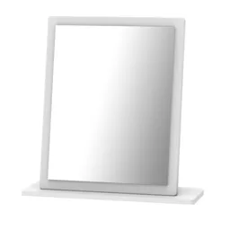 Chelsea White Mirror (H)505mm (W)480mm