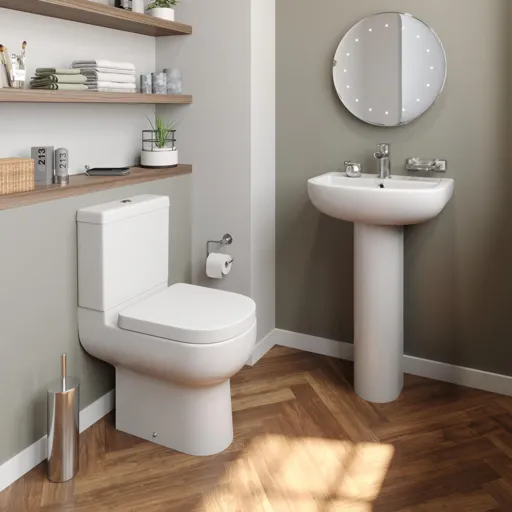 Oceane Toilet & Basin Cloakroom Suite