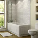 Amelie Bathroom Suite with Single Ended Square Bath 1700 x 700mm