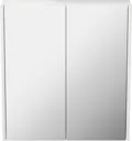 Aurora Double Door White Gloss Mirror Cabinet 650 x 600mm