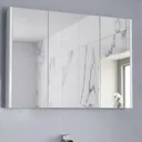 Aurora Triple Door White Gloss Mirror Cabinet 650 x 900mm