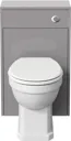 Park Lane Grey Traditional Concealed Cistern Unit - 500 x 250mm