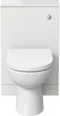 Artis White Gloss Concealed Cistern Unit & Toilet - 500mm Width (215mm Depth)