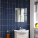 Alpine Specto Rectangular Bevelled Edge Bathroom Mirror 600 x 450mm