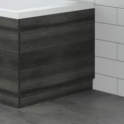 Aurora Charcoal Grey MDF Bath End Panel - 700mm