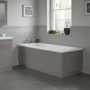 Park Lane Grey MDF Traditional Bath Side Panel - 1800mm
