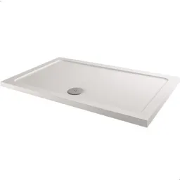 Hydrolux Low Profile Rectangular Shower Tray - 800 x 700mm with Waste