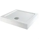 Podium Easy Plumb Square Anti Slip Shower Tray - 900 x 900mm with Waste