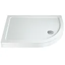Podium Easy Plumb Offset Quadrant Anti Slip Shower Tray- 1200 x 900mm (Right Entry) with Waste