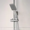 Royan Bathroom Suite with L Shape Bath, Taps, Shower, Screen & Rail - Left Hand 1500mm