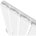 DuraTherm Horizontal Single Flat Panel Designer Radiator - 600 x 456mm White