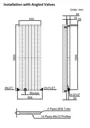DuraTherm Vertical Double Flat Panel Designer Radiator - 1600 x 532mm White