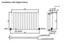 DuraTherm Horizontal Single Flat Panel Designer Radiator - 600 x 908mm Anthracite