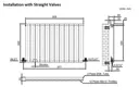 DuraTherm Horizontal Single Flat Panel Designer Radiator - 600 x 908mm Anthracite