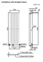 DuraTherm Vertical Single Flat Panel Designer Radiator - 1600 x 452mm Anthracite