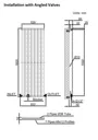 DuraTherm Vertical Single Flat Panel Designer Radiator - 1600 x 528mm Anthracite