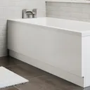 Essentials White Gloss Acrylic Side & End Bath Panel Pack - 1700mm/750mm
