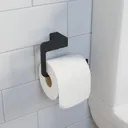 Architeckt Jupiter Black Wall Hung Toilet Roll Holder