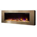 Celsi Electriflame Basilica Wall Mounted Electric Fire Champagne