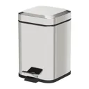 Architeckt Square Freestanding Toilet Roll Holder And 3L Square Bin