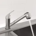 Essentials Pull Out Kitchen Tap - Single Lever Chrome