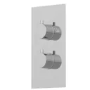 Architeckt Thermostatic Concealed Round Shower with Wall Mounted Fixed Head and Body Jets