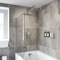 Architeckt Thermostatic Concealed Round Shower with Wall Mounted Fixed Head and Bath Filler
