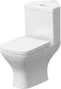 Ceramica Marseille Space Saving Corner Toilet & Soft Close Seat