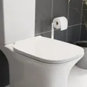 Affine Bayeux Premium Soft Close White Toilet Seat