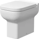 Artis Flat Pack Gloss White Concealed Cistern Unit & Amelie Toilet - 500mm Width (300mm Depth)