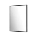 Vasari Rectangular Black Framed Mirror 700 x 500mm