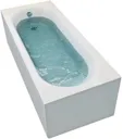 Royan Bathroom Suite with Single Ended Bath, Taps, Shower & Screen - 1500mm