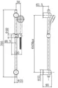 Architeckt Thermostatic Bar Valve Shower Round with Adjustable Head