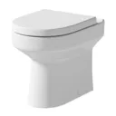 Artis White Gloss Concealed Cistern Unit & Tivoli Toilet - 500mm Width (215mm Depth)