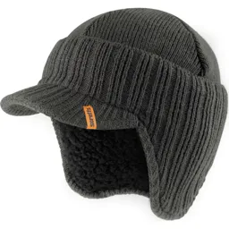 Scruffs Peaked Beanie Hat - Graphite, One Size