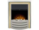 Adam Lynx 3-in-1 Electric Fire with Interchangeable Trims in Silver - 20852