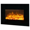 Sureflame WM-9334 26 inch Remote Control black Electric Wall Mounted Fire - 23621