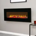 Sureflame WM-9331 42 inch Remote Control black Electric Wall Mounted Fire - 23627