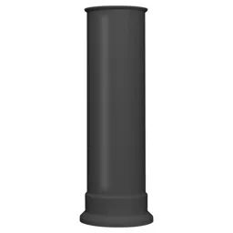 Adam Charcoal Grey Straight Stove Pipe - 23465