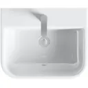 RAK Series 600 1 tap hole semi recessed countertop basin